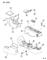 Dodge Center Console Base Diagram - HB51SK5