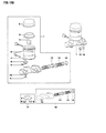 Dodge Colt Brake Master Cylinder Diagram - MB316236