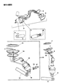Chrysler Executive Limousine Fuel Pump Seal Diagram - 6031475