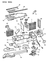 Chrysler Heater Core Diagram - 4644393