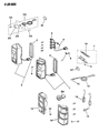 1986 Jeep Wagoneer Tail Light Diagram - 56001352