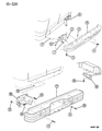 Dodge Ram Wagon Bumper Diagram - 55234681