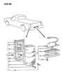 Dodge Ram 50 Back Up Light Diagram - MB527094