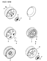 Jeep Wrangler Wheel Cover Diagram - 5CF97L3X