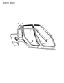 Chrysler Imperial Weather Strip Diagram - 4615186