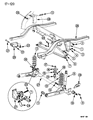 1994 Chrysler LeBaron Shock Absorber Diagram - 4684770