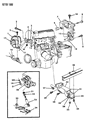 Chrysler New Yorker Engine Mount Diagram - 4612093