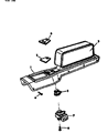 Chrysler Executive Sedan Door Lock Switch Diagram - 3747936