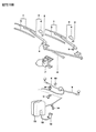 Dodge Ram 50 Windshield Wiper Diagram - MB415731