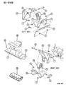 Jeep Cherokee Engine Mount Bracket Diagram - 52058607