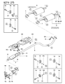 Dodge Colt Catalytic Converter Gasket Diagram - MB687021