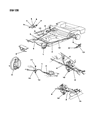 1988 Chrysler Town & Country Parking Brake Cable Diagram - 4294917