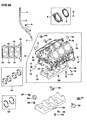 Chrysler Cirrus Crankshaft Thrust Washer Set Diagram - MD197612