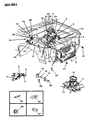 1990 Dodge Dakota A/C Hose Diagram - 4482505