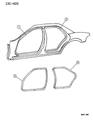 Dodge Intrepid Weather Strip Diagram - 4756652
