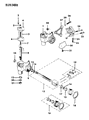 Jeep Comanche Steering Gear Box Diagram - 52000089