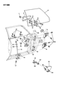 Chrysler Fifth Avenue Window Regulator Diagram - 4480427
