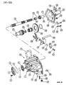 Dodge Ram 3500 Automatic Transmission Output Shaft Seal Diagram - 4746258