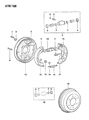 Dodge Ram 50 Wheel Cylinder Diagram - MB534324