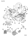 Chrysler Heater Core Diagram - 4644708