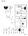 Dodge Door Lock Cylinder Diagram - 4746928