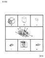 Chrysler LeBaron ABS Relay Diagram - 4707060