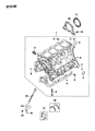 Dodge Colt Crankshaft Thrust Washer Set Diagram - MD174862