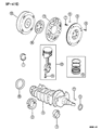 Chrysler Cirrus Crankshaft Thrust Washer Set Diagram - 4729000