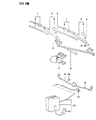 1992 Dodge Ram 50 Windshield Wiper Diagram - MB415731