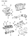 Chrysler Imperial Exhaust Heat Shield Diagram - 4621666