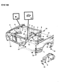Dodge Daytona Fender Diagram - 4713861