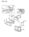 Dodge Ram Van Side Marker Light Diagram - 4260202