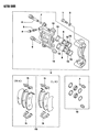 1992 Dodge Stealth Brake Caliper Bolt Diagram - MB618228