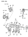 Dodge D250 Crankshaft Seal Diagram - 53005629
