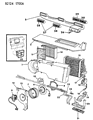 Chrysler Heater Core Diagram - 4462223