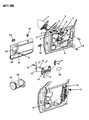 Dodge Shadow Window Regulator Diagram - 4480027