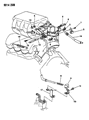 Chrysler Cirrus Accelerator Cable Diagram - 4459135