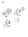 1990 Dodge Caravan Car Mirror Diagram - 4299677