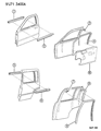Jeep Grand Wagoneer Door Seal Diagram - 55134863