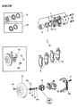 1994 Dodge Shadow Brake Pad Diagram - V1012715AB