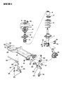 1988 Dodge Daytona Axle Pivot Bushing Diagram - 4322835
