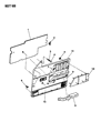 1990 Dodge Dakota Weather Strip Diagram - 5CF25LTB