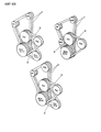 Dodge W350 Drive Belt Diagram - B0013454