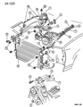 Dodge A/C Service Cap Diagram - 55035972