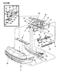 1987 Dodge Daytona License Plate Diagram - 4388125