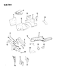 Jeep Comanche Battery Tray Diagram - 55015210