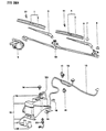 Dodge Colt Wiper Pivot Diagram - MB314157