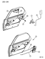 Dodge Intrepid Door Latch Assembly Diagram - 4769069