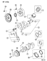 Dodge Avenger Piston Ring Set Diagram - MD310258