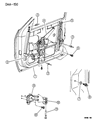 Dodge Caravan Door Hinge Diagram - 4673378